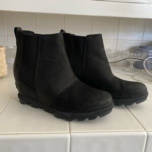 Sorel Black Ankle Booties